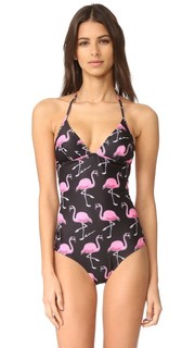 Купальник с принтом с изображением фламинго Moschino