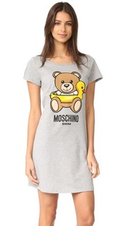 Пляжное платье-футболка Moschino
