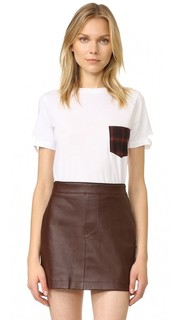Plaid Pocket Tee Helmut Lang