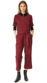 Rufus Suede Jumpsuit Just Female