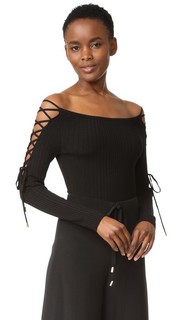 Боди с вырезом «лодочкой» Cushnie Et Ochs
