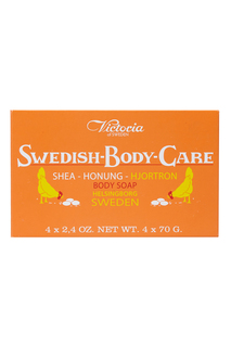 Мыло для тела Shea-Honung-Hjortron «Морошка» 4x70gr Victoria Soap