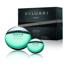 BVLGARI Подарочный набор Aqva pour Homme Marine Туалетная вода 100 мл + Туалетная вода 15 мл