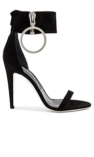 Zipped high sandal heel - OFF-WHITE