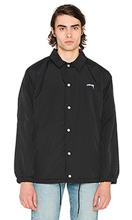 Smooth stock faux fur coach jacket - Stussy