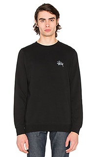 Свитшот с круглым вырезом basic stussy - Stussy