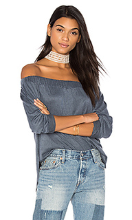 Rib off the shoulder top - twenty