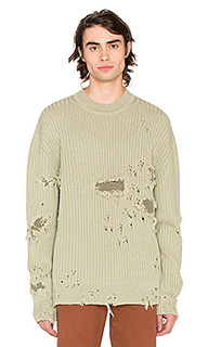 Destroyed military rib sweater - YEEZY Season 3