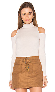 Open shoulder ribbed pullover - Rebecca Taylor