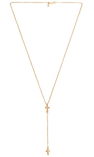 Stella cross rosary necklace - Vanessa Mooney