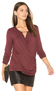 Ruched surplice top - krisa