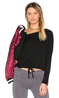 Oversized drawstring ribbed tee - Chaser