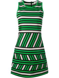 платье с полосатым узором Lanvin