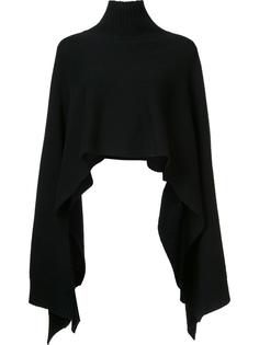 turtleneck cape sweater Rosetta Getty