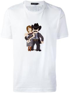 футболка с нашивкой 'Family' Dolce &amp; Gabbana