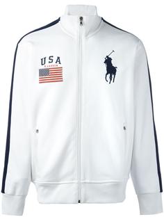 кардиган на молнии с нашивками Polo Ralph Lauren