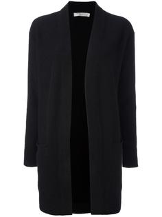 ribbed pocket detail cardi-coat Vince