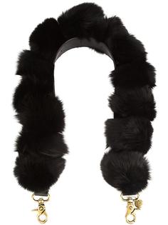 bobble fur shoulder strap Zac Zac Posen