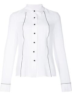 contrast pipping shirt  Carolina Herrera