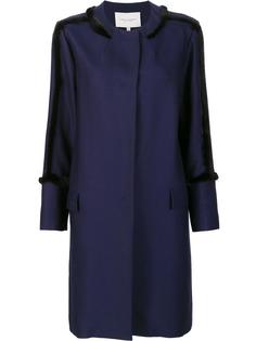 collarless coat Carolina Herrera