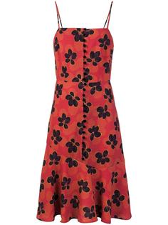 floral print flared dress Suno