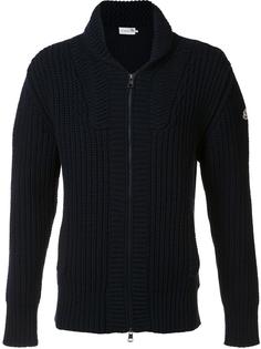 ribbed zip-up cardigan Moncler