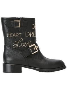 ботинки с заклепками Red Valentino