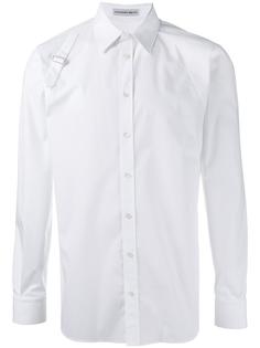 рубашка с ремешком на рукаве Alexander McQueen