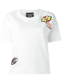 футболка с вышивкой Boutique Moschino