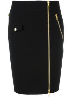 юбка-карандаш на молнии Moschino