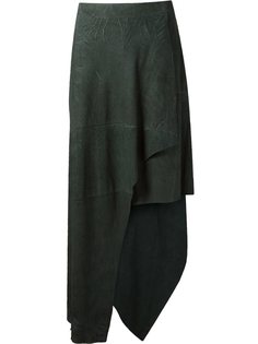 suede asymmetric skirt Uma | Raquel Davidowicz