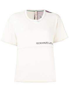 футболка с цветочным принтом сзади Eckhaus Latta