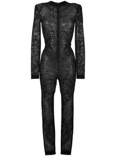 жаккардовый комбинезон с узором "арабески" Balmain