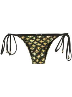 printed bikini bottoms Blue Man