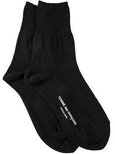ribbed trim socks Comme Des Garçons