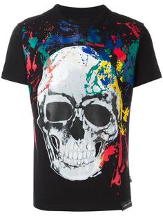 футболка с рисованным принтом 'Skull' Philipp Plein