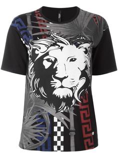 футболка с принтом льва Versus