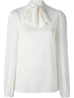 блузка с мягким бантом Dolce &amp; Gabbana