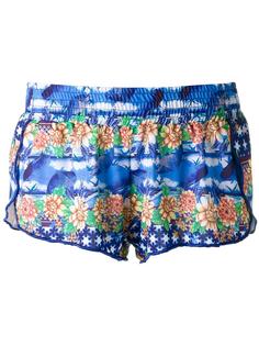 printed shorts Blue Man