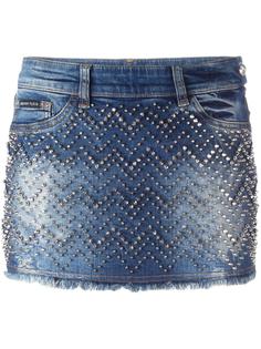 джинсовая юбка мини 'Actinidia'  Philipp Plein