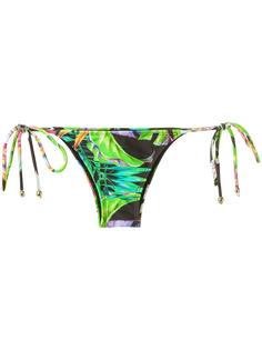 printed bikini bottoms Blue Man