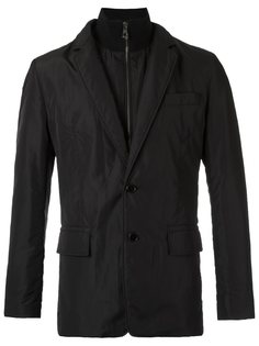 built-in high collar blazer Versace Collection