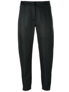 укороченные жаккардовые брюки Ann Demeulemeester