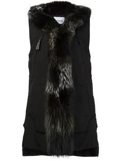 fur trimmed sleeveless coat Derek Lam 10 Crosby