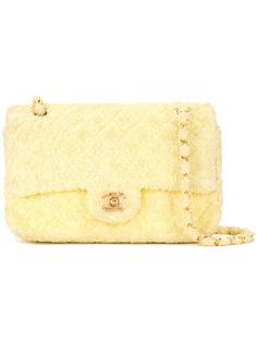 махровая классическая сумка-конверт Chanel Vintage