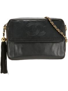 сумка на плечо с декоративной строчкой Chanel Vintage