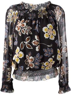 блузка с цветочным принтом Tory Burch