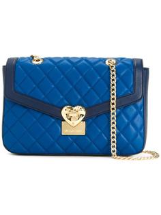 стеганая сумка на плечо Love Moschino