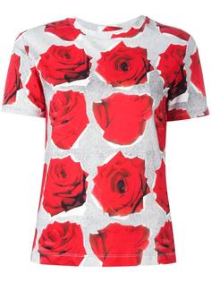 rose print T-shirt  Ps By Paul Smith