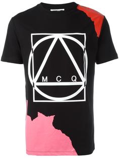 футболка с абстрактным принтом McQ Alexander McQueen